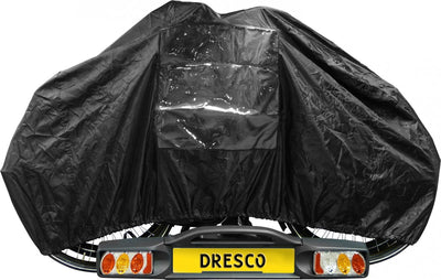 Couverture de vélo de Dresco pour 2 vélos Black élastique