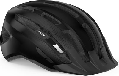 Avec casque de vélo Downtown hommes femmes - casque de vélo vélo de course adultes - vélo électrique - trekking - taille m l (58-61cm) - noir brillant (noir)