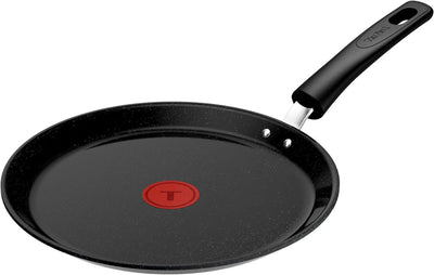 Tefal experience ceram - poêle à crêpes en céramique - ø25 cm - noyau fusion - sans pfas - convient à l'induction - convient pour une utilisation avec des spatules métalliques