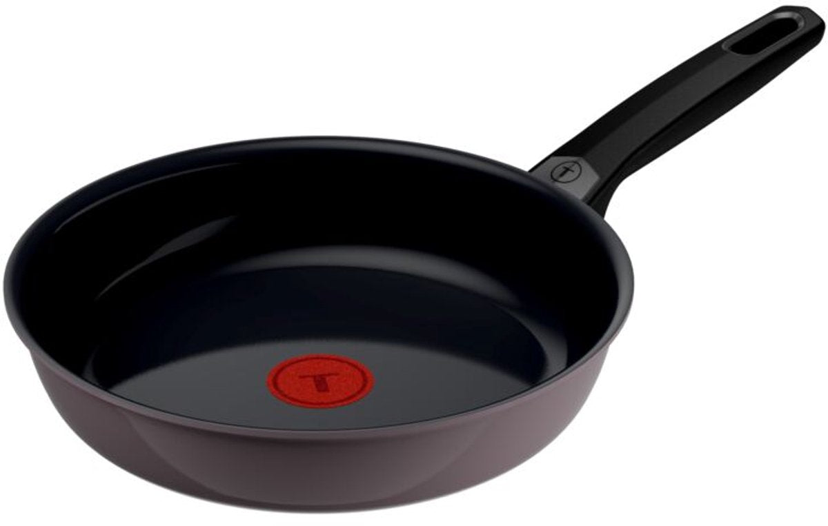 Tefal ceramic control gris - poêle à frire - 24 cm - céramique - induction - sans pfas - convient pour une utilisation avec des spatules métalliques