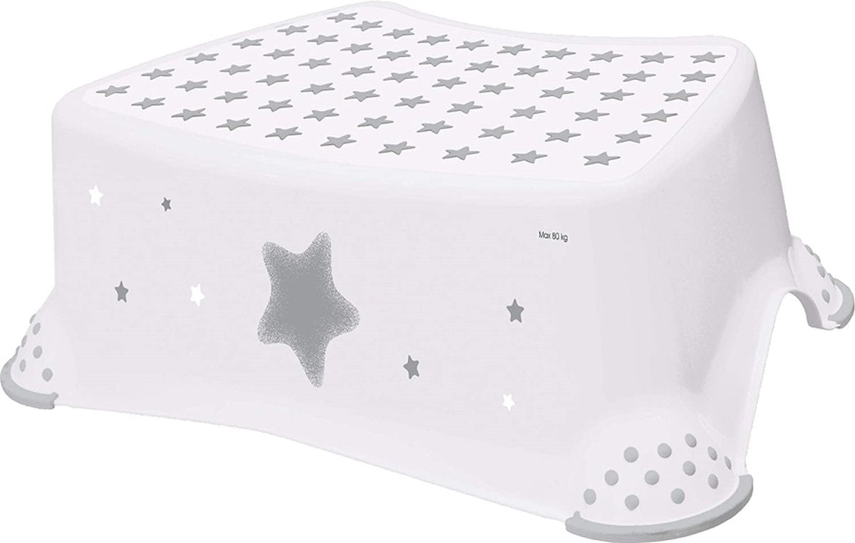 Marchepied Keeper stars blanc - plateforme enfant