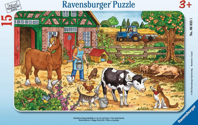 Puzzle Ravensburger - la vie à la ferme