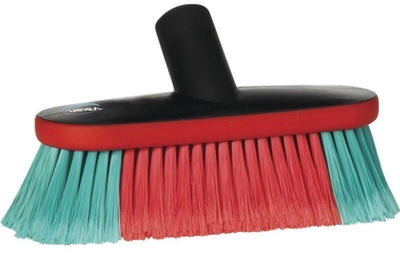 Vikan 526952 brosse de lavage ovale - 230 mm - perméable à l'eau - poils souples fendus - brosse pour voiture - lavage de voiture