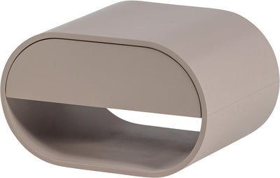 Table de chevet suspendue Woood momo - bois - sable - 24x36x28
