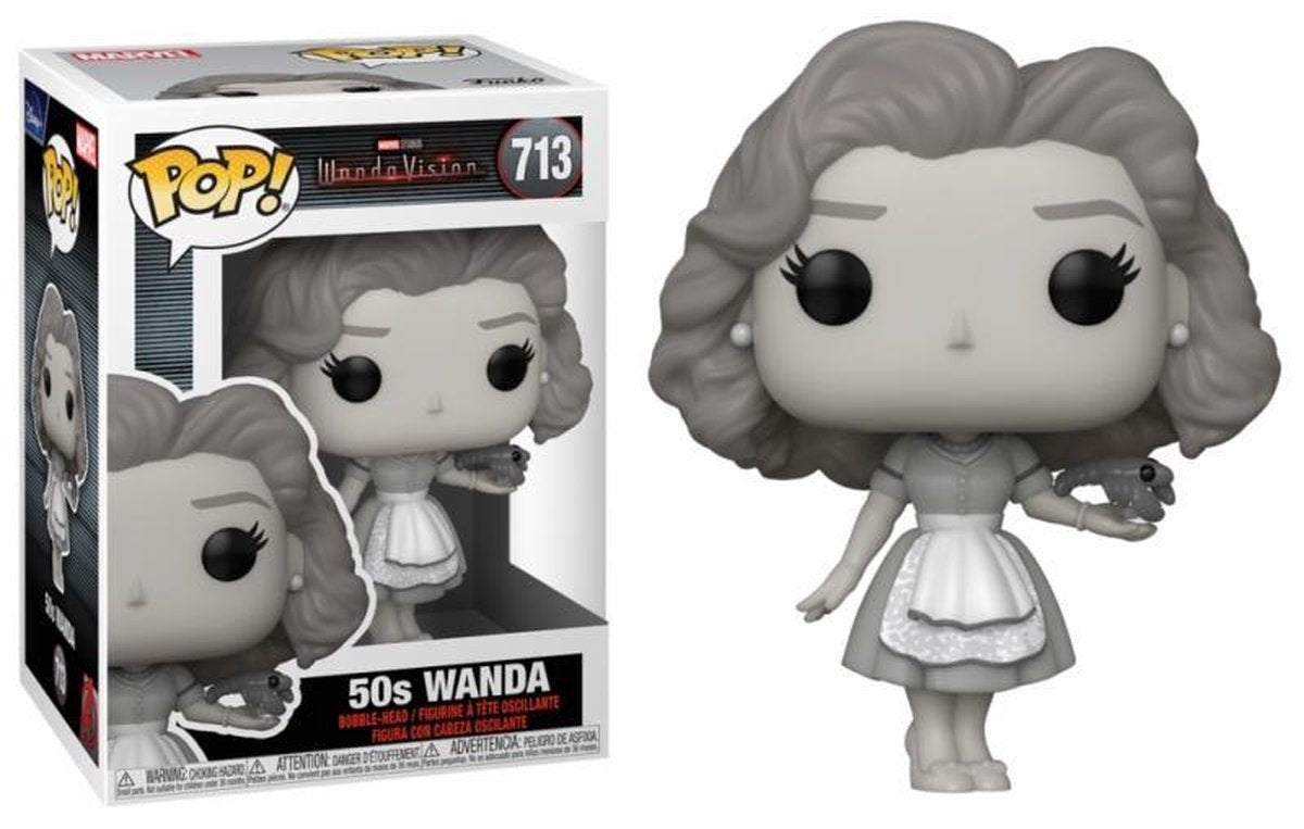 Funko! pop - vinyle - marvel wandavision - wanda années 50 (52042)