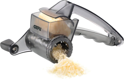 Râpe à tambour Gefu rullare 18,5 cm – 3 tambours – pour fromage, légumes, noix et chocolat