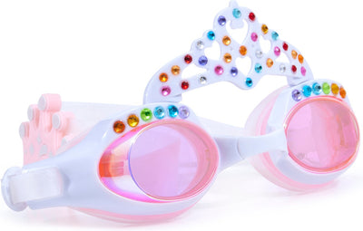 Bling2o lunettes de natation enfants - couronne de princesse - lunettes de plongée - anti-buée - protection UV - rose