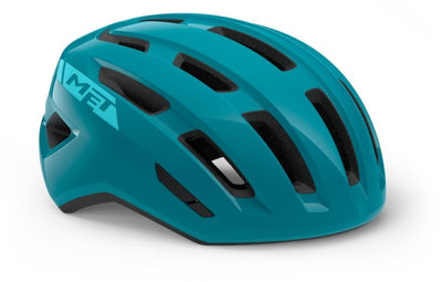 With miles mips casque de vélo hommes femmes - casque de vélo vélo de ville adultes - vélo électrique - trekking - taille m l (58-61 cm) - sarcelle brillant (bleu)