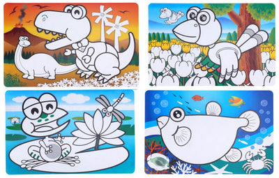 Animaux de placemat, ensemble de 12