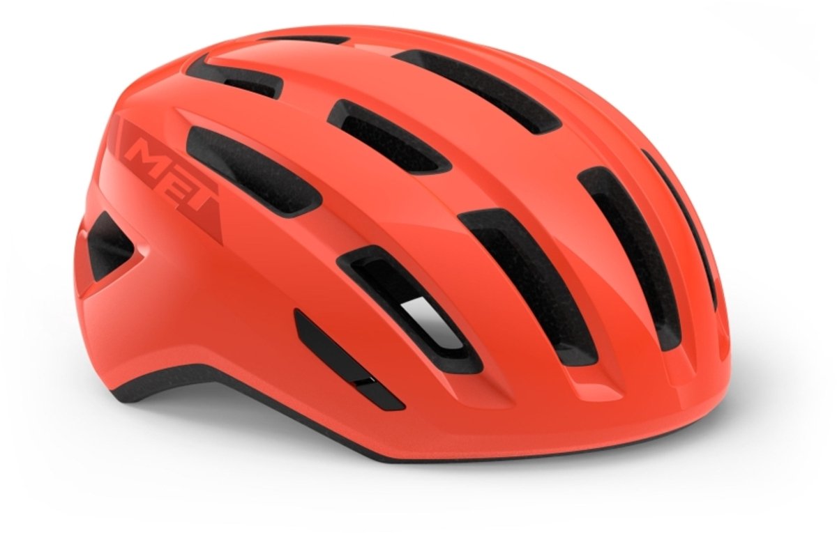 With miles mips casque de vélo hommes femmes - casque de vélo vélo de ville adultes - vélo électrique - trekking - taille m l (58-61 cm) - corail brillant (rouge)
