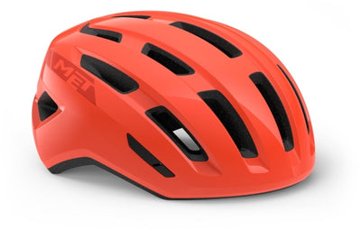 With miles mips casque de vélo hommes femmes - casque de vélo vélo de ville adultes - vélo électrique - trekking - taille m l (58-61 cm) - corail brillant (rouge)