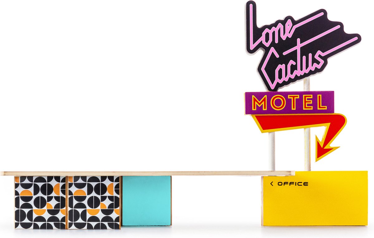 Candylab jouets voiture jouet en bois moulé sous pression candylab - motel de cactus solitaire - monde candycar