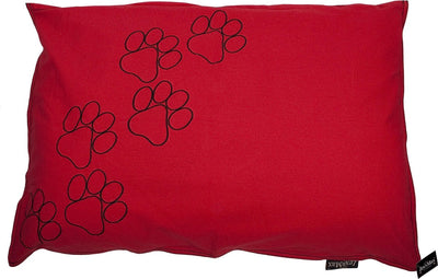 Lex max coussin pour chien happy legs rouge - 100 x 70cm