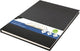 Kangaro - livre factice - a4 - noir - 160 pages blanches - 140 grammes - carnet de croquis - k-5305