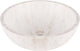 Vasque en marbre Differnz - 40x40x15cm - ronde - marbre - blanc brillant