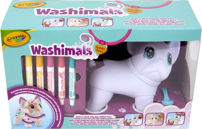 Crayola - washimals - paquet de loisirs - ensemble d'animaux géants grand wilbur pour enfants