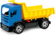 Camion Lena avec plateforme de chargement - rouge jaune