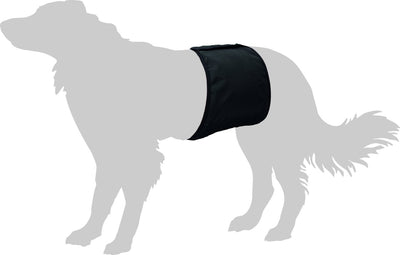 Flamingo gentleman wraps plus - vêtements pour chiens - 74 x 23 x 0,5 - noir