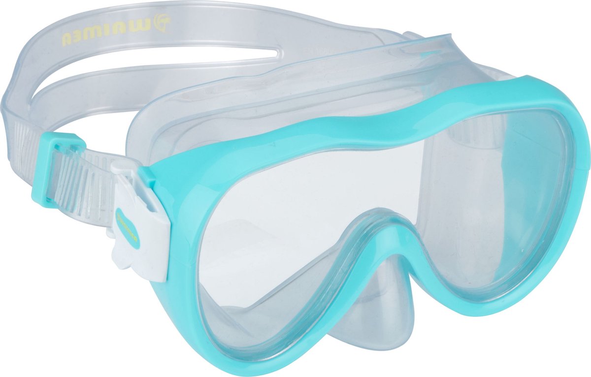 Lunettes de plongée Waimea - enfants - bleu - anti-buée - lentille verre trempé
