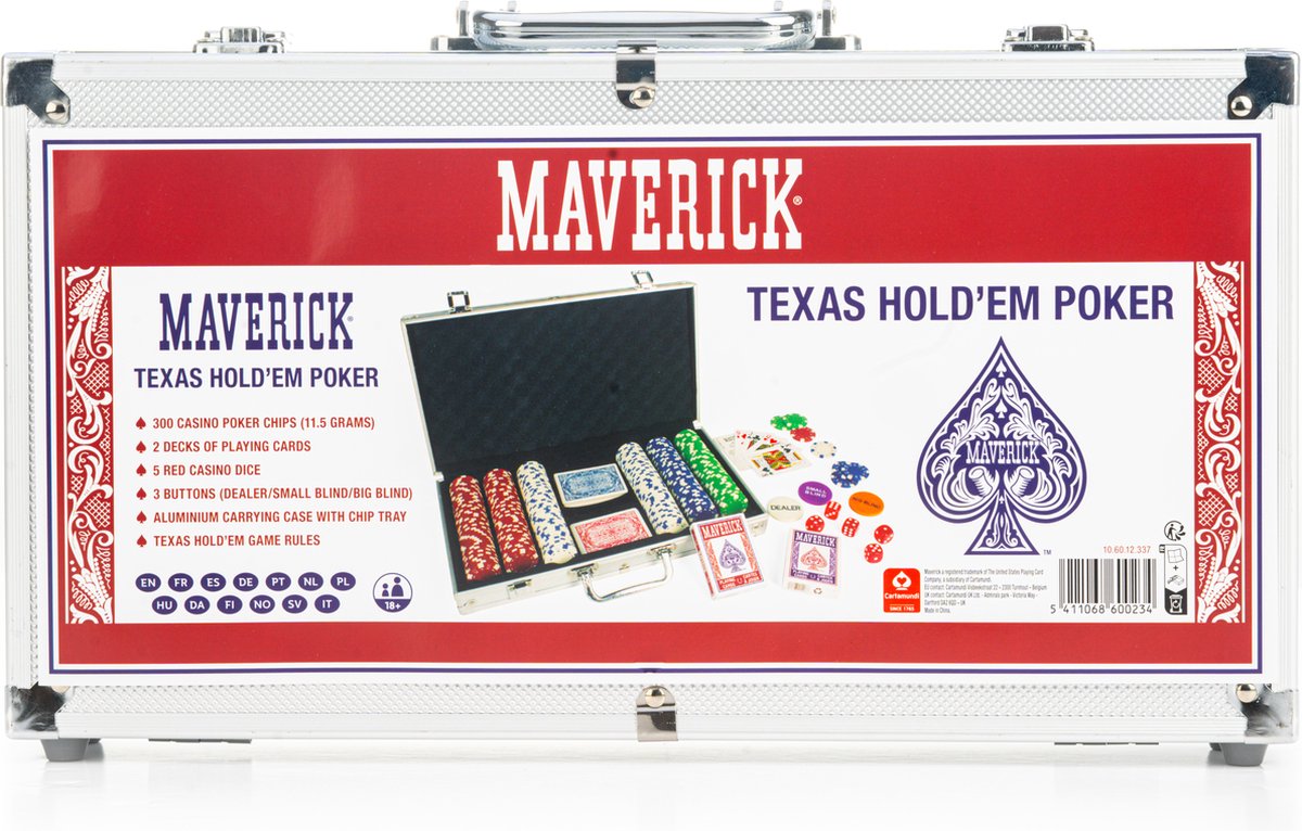 Maverick - Ensemble de poker Texas Hold'Em.