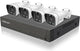 Système de sécurité poe Foscam fn9108e-b4-2t – kit nvr 8 canaux 5mp avec 4 caméras bullet – détection de personnes et de véhicules – vision nocturne – h.264+ – plug play – disque dur 2 To – noir