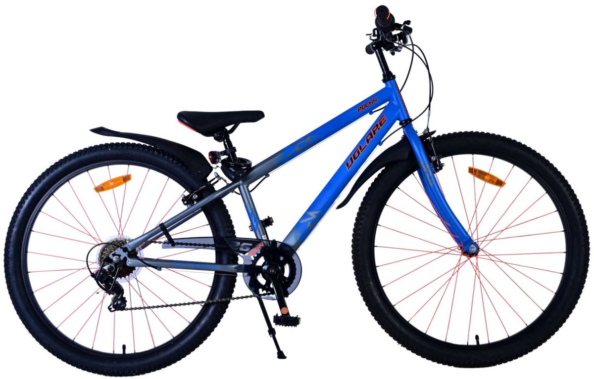 Volare Rocky Children's Bicycle - 26 pouces - Bleu - 7 GRANDS