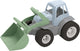 Tracteur Dantoy avec chargeur frontal bleu vert, 30 cm