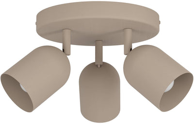 Spot Eglo tilston - e14 - ø 25 cm - coloris sable beige crème - inclinable