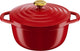 Tefal air - poêle - ø24 cm - rouge - léger - 4,7l - induction