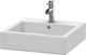 Lavabo Duravit vero 50x47 cm. avec 1 trou de robinetterie blanc