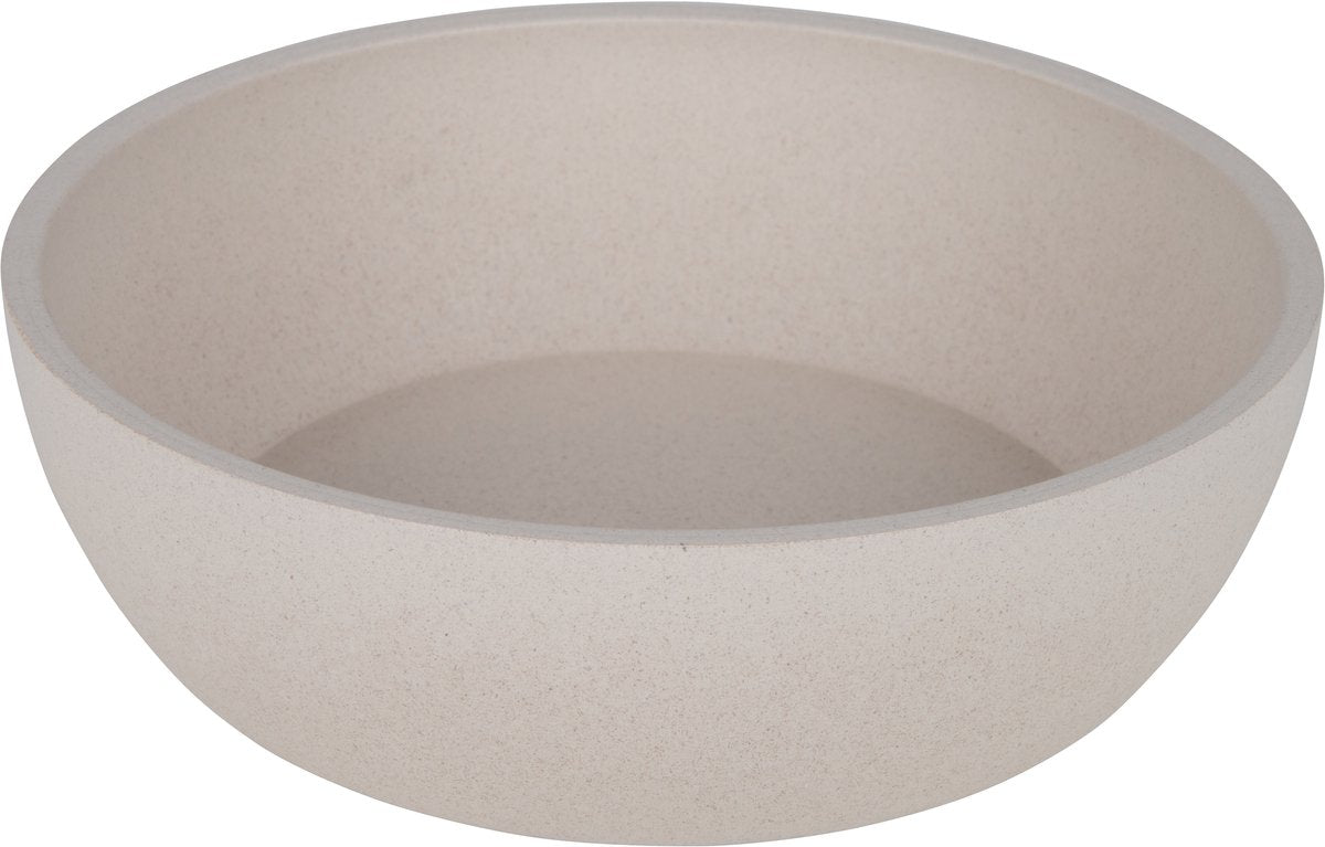 Gamelle à nourriture pour chien en bambou District 70 – pack de 2 – merengue – taille m – antidérapante – gamelle à eau pour nourriture pour chien