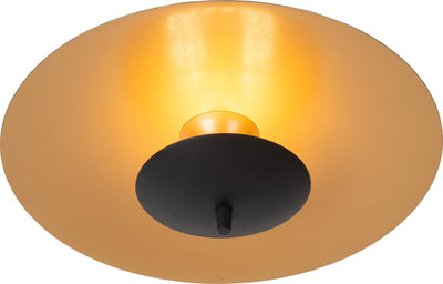 Lucide vulcan - plafonnier (plafonnier) - ø 35 cm - LED dimmable - 1x9w 3000k - noir