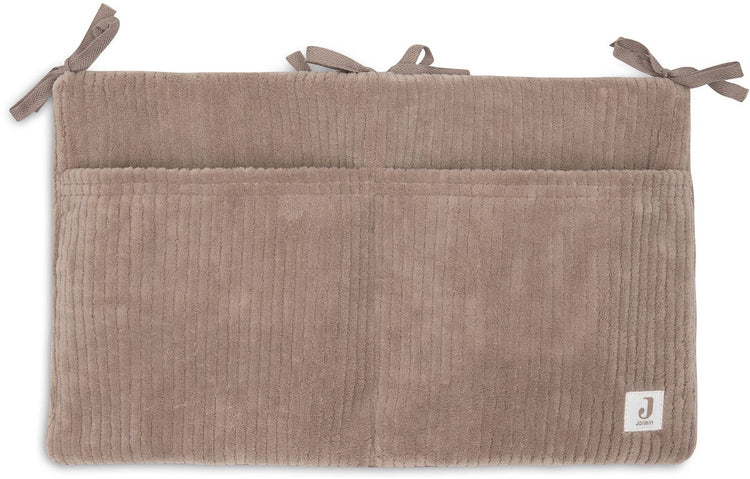 Organisateur de sac boîte Jollein - 49x30cm - côte nuageuse - café au lait - sac de rangement boîte