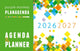 Agenda de planification Purple Monkey 2026-2027 - édition standard