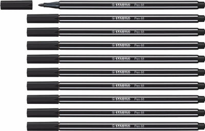 Stabilo Pen 68 Felt -Tip Pen Black (68 46)