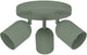 Spot Eglo tilston - e14 - ø 25 cm - vert - inclinable