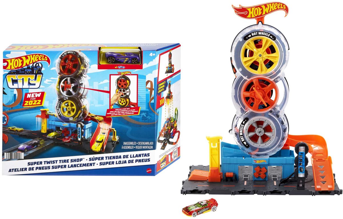 Hot Wheels Mattel - Mattel - City Super magasin de pneus