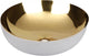 Differnz lavabo brillant 40x40x13,5cm céramique or blanc