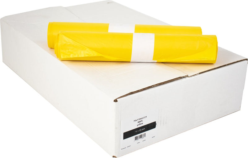 Sac poubelle 31196661 MDPE jaune