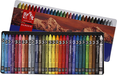 Caran dache caran d'ache neocolor i, l : 10 cm, épaisseur 8,5 mm, différentes couleurs, 30 pièces 1 boîte