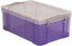 Boîtes vraiment utiles boîte vraiment utile 9 litres violet transparent