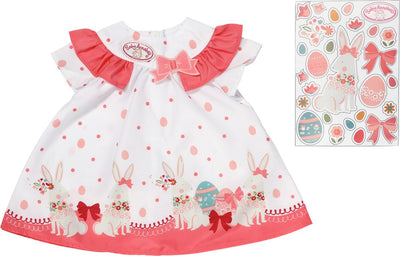 Oeuf de Pâques Baby Annabell avec robe - vêtements de poupée 43 cm