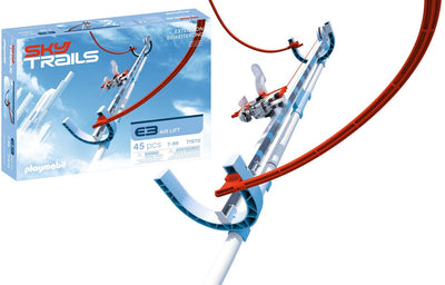 Playmobil sky trails : air lift - 71970 - jouets de construction pour hauteurs et parcours pleins d'action | construire, soulever et vivre des aventures passionnantes | pour les fans d'action et les passionnés de construction