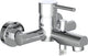 Robinet de bain Schütte atlanta - mitigeur - entraxe 150 mm - chromé