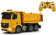 Jamara véhicule radiocommandé - 405108 camion radiocommandé Mercedes-Benz Arocs camion-benne - jaune - modèle RC 2,4 GHz prêt à l'emploi - voiture contrôlable 1:26