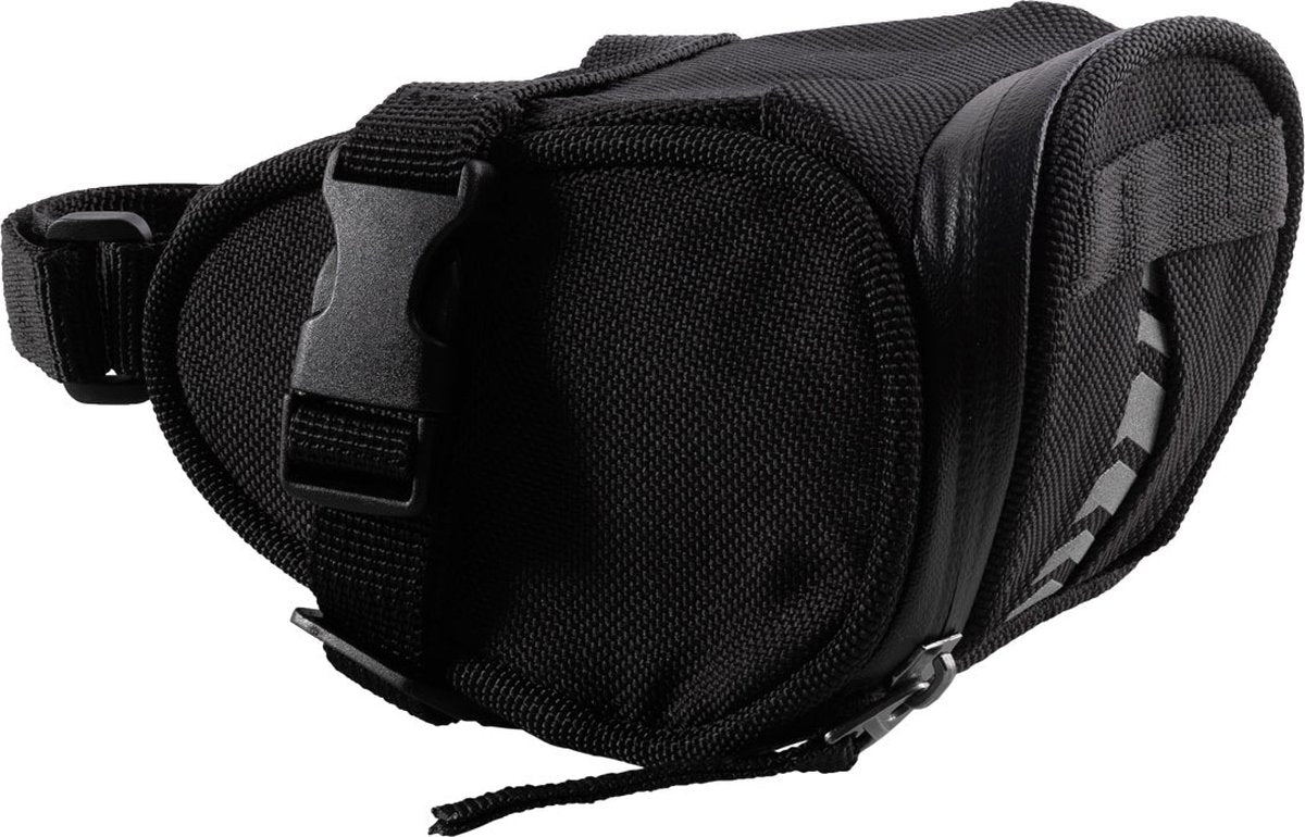 Willex - sacoche de selle 1200 s - noir - 0,8 litre - réfléchissante