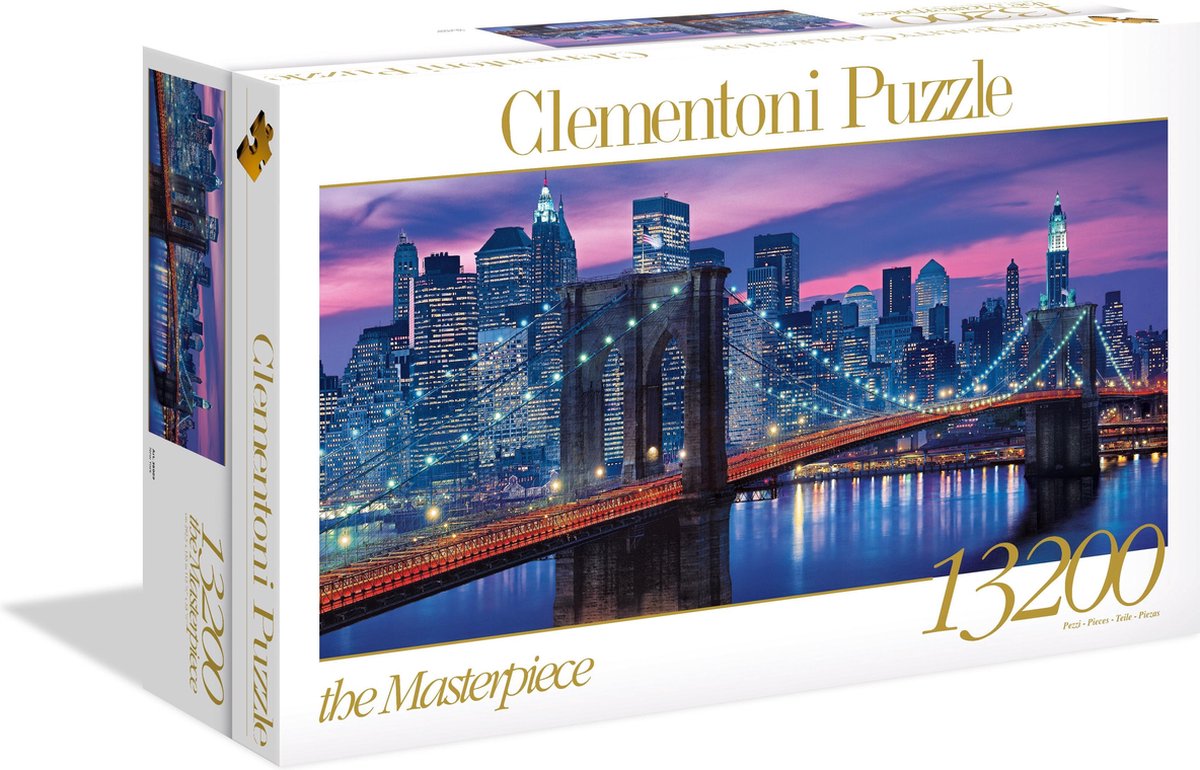 Clementoni - puzzle - 13200 pièces - new york - puzzle pour adultes