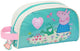 Safta Peppa Pig jolies fleurs trousse bleu homme