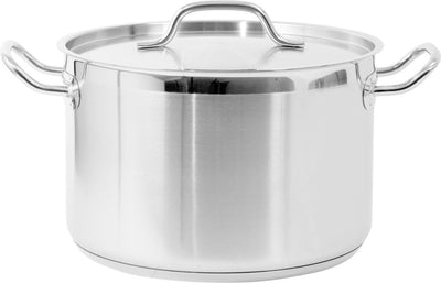 Marmite Yato en acier inoxydable - ø28 x 28 cm - 11,1l - pour toutes les cuisinières