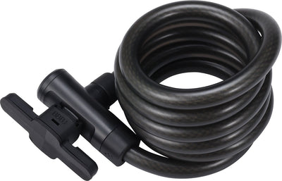 Câble antivol pour vélo Bbb - antivol de vélo avec 3 clés - longueur : 180 cm - épaisseur : 15 mm - câble antivol pour vélo de ville, vélo de course VTT - bbl-112b